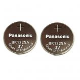 Panasonic BR1225A High Temperature  -40℃ to 125℃ Lithium Cell Button Industrial Battery (2 Pieces)