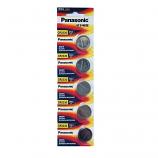 Panasonic CR2330 Lithium Cell Button Battery (5 Pieces)
