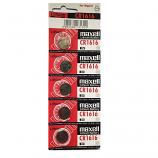 Maxell CR1616 Lithium Cell Button Battery (5 Pieces)