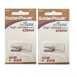 Golden Power A25M 6V Alkaline High Voltage Battery (2 Pieces)