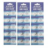 J.PAN CR1025 Lithium Cell Button Battery  (10+5 Pieces)