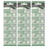 SUNCOM AG11 SR721SW LR721 LR58 362 Alkaline Button Battery (30 Pieces)