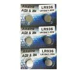 AG9 SR936SW LR936 LR45 194 GP96A 394 Button Alkaline Battery (6 Pieces)