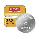 Maxell 362 SR721SW SR58 SR721 Silver Oxide Button Battery (2 Pieces)