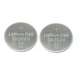 CR2020 Lithium 3V Industrial Cell Button Battery (2 Pieces)