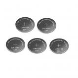 LIR2050 3.6V Rechargeable Li-ion Cell Button Industrial Battery (5 Pieces)