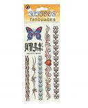 Temporary Flower Color Style Tattoos Sticker