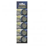 CR2032 Lithium Cell Button Battery (5 Pieces)