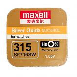 Maxell 315 SR716SW SR67 Silver Oxide Button Battery (1 Piece)