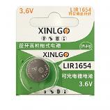 XINLGO LIR1654 3.6V TWS Bluetooth Headset Rechargeable Lithium Cell Button Battery (1 Piece)