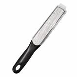 Stainless Steel Large Sharp Blade Grater Zester with Safety Cover for Lemon Ginger Cheese Garlic (Black)
