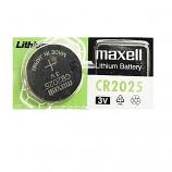 Maxell CR2025 Green Card Lithium Cell Button Battery (1 Piece)