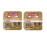 Maxell 362 SR721SW SR58 SR721 Silver Oxide Button Battery (2 Pieces)