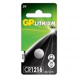 GP CR1216 Lithium Cell Button Battery (2 Pieces)