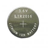 LIR2016 3.6V Rechargeable Lithium Cell Button Industrial Battery (1 Piece)