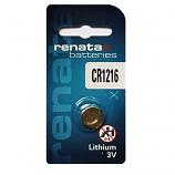 Renata CR1216 Lithium Cell Button Battery (1 Piece)