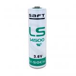 SAFT LS14500 3.6V AA Size Lithium Thionyl Chloride (Li-SOCl2) Cylindrical Battery (1 Piece)