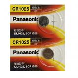 Panasonic CR1025 Lithium Cell Button Battery (2 Pieces)