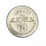LIDEV LIR2477 3.6V Rechargeable Lithium-Ion Cell Button Industrial Battery (1 Piece)